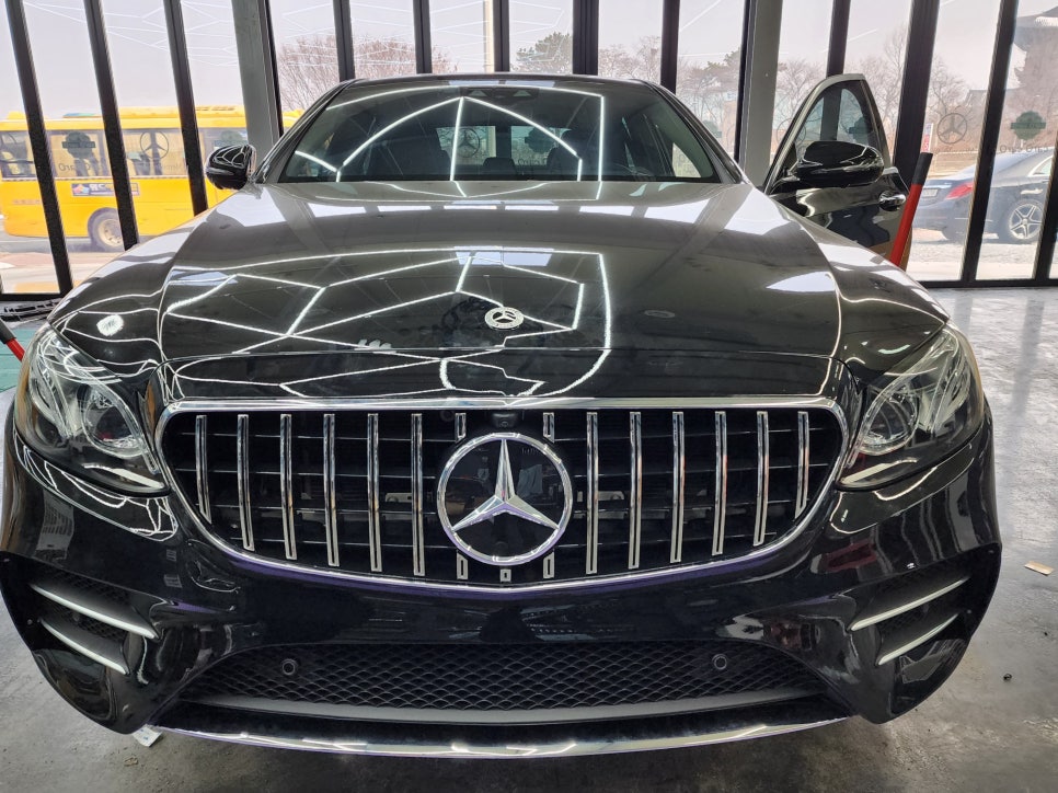 벤츠 E클래스 익스클루시브 - E43amg 전면 컨버전 " AMG 감성 마력 UP ! "