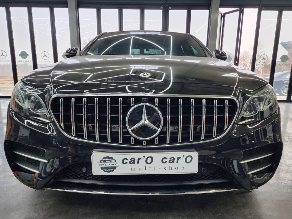 벤츠 E클래스 익스클루시브 - E43amg 전면 컨버전 " AMG 감성 마력 UP ! "