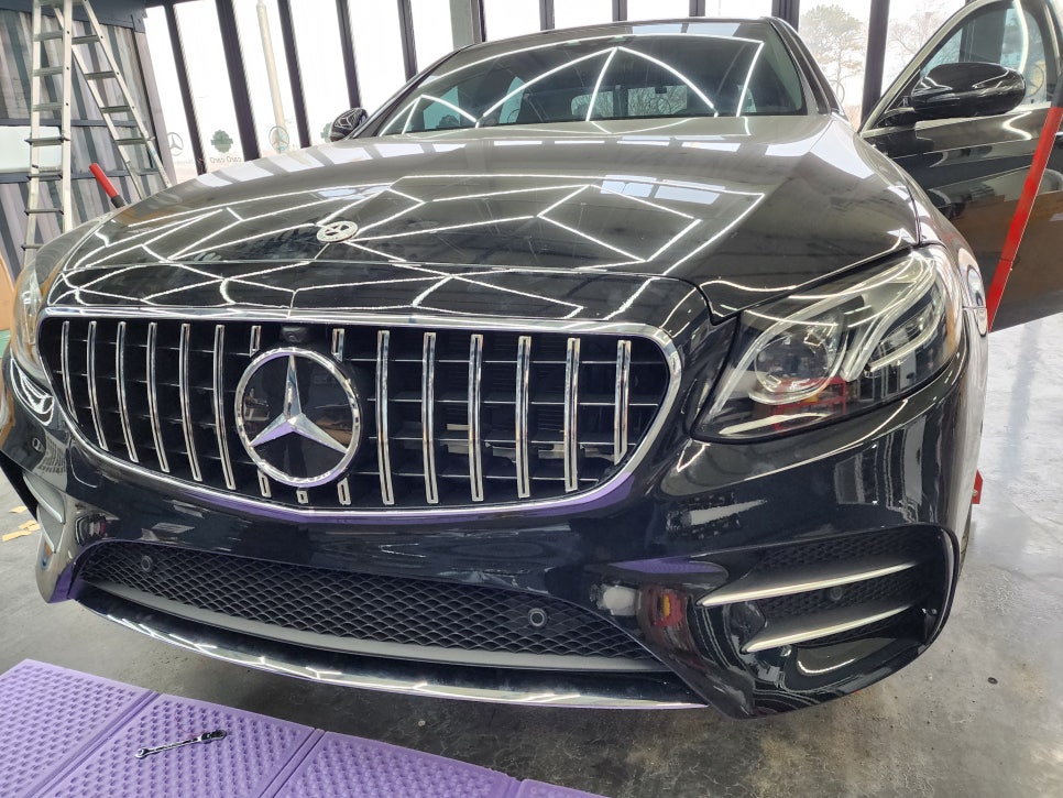 벤츠 E클래스 익스클루시브 - E43amg 전면 컨버전 " AMG 감성 마력 UP ! "