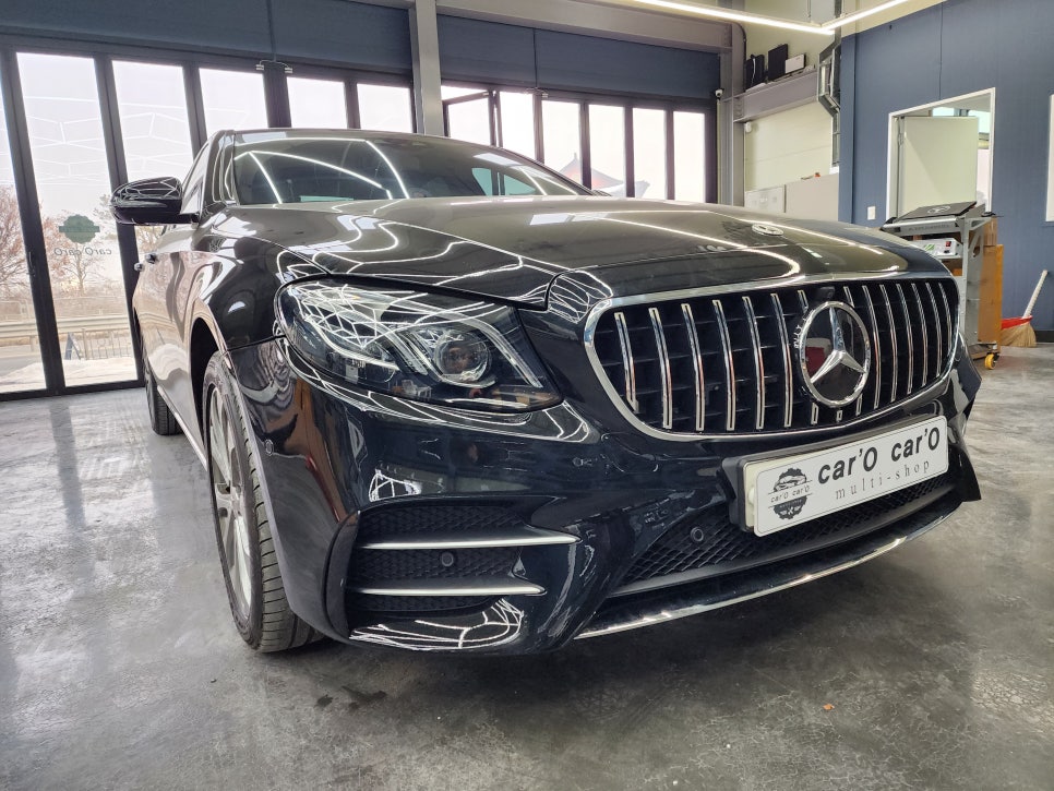 벤츠 E클래스 익스클루시브 - E43amg 전면 컨버전 " AMG 감성 마력 UP ! "