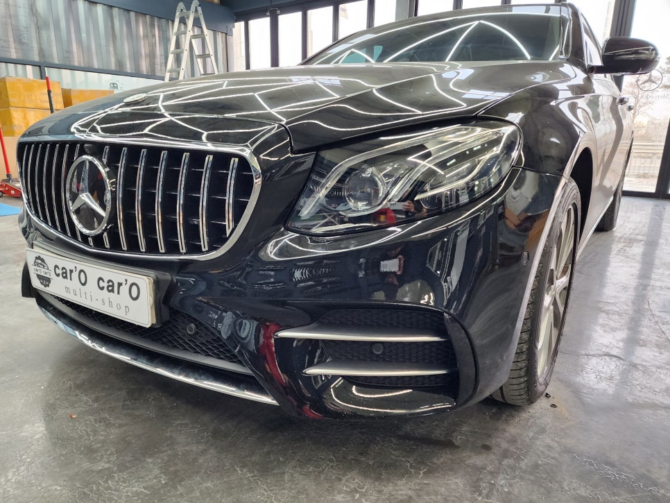 벤츠 E클래스 익스클루시브 - E43amg 전면 컨버전 " AMG 감성 마력 UP ! "