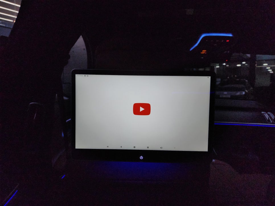 벤츠 S450 - 리어 모니터 " 쓰기 편한 안드로이드 노바X13 "