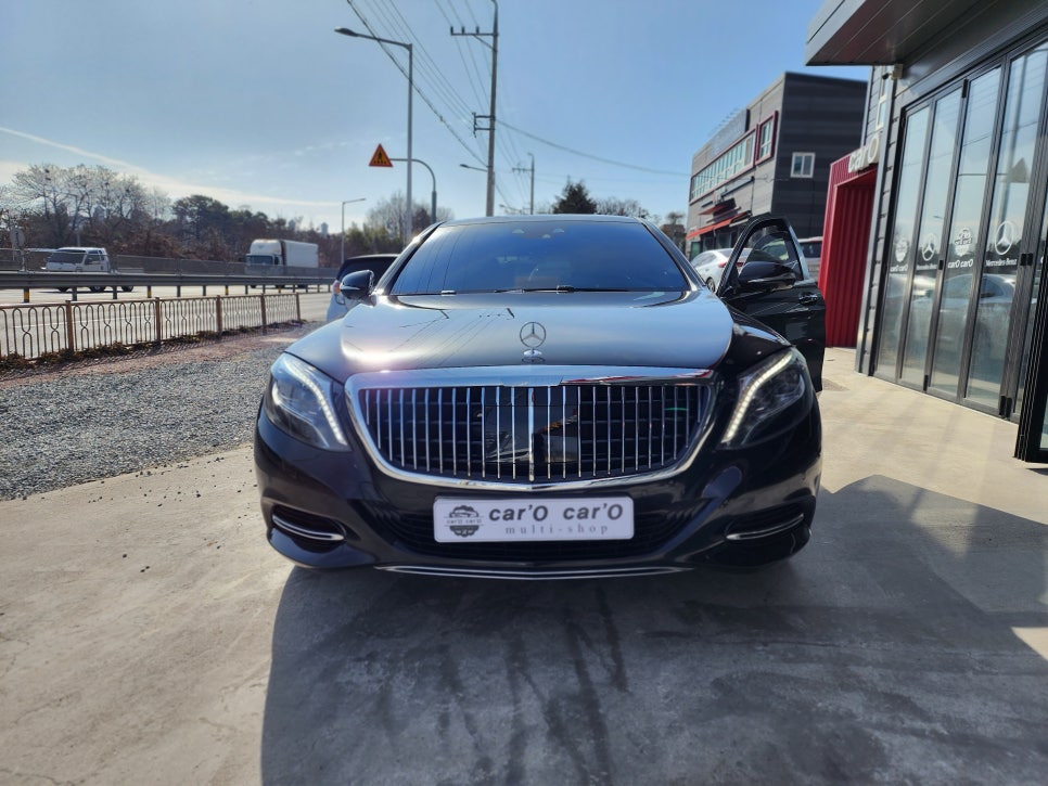 w222 마이바흐 - 신형 그릴 교체로 완벽한 프론트 완성 !!