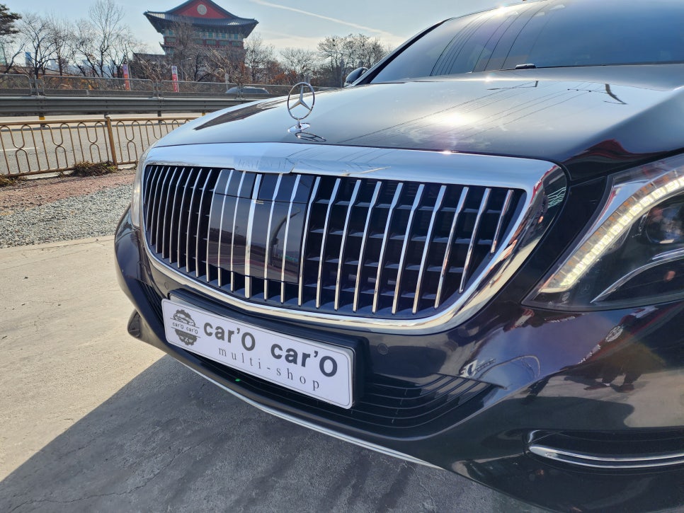 w222 마이바흐 - 신형 그릴 교체로 완벽한 프론트 완성 !!