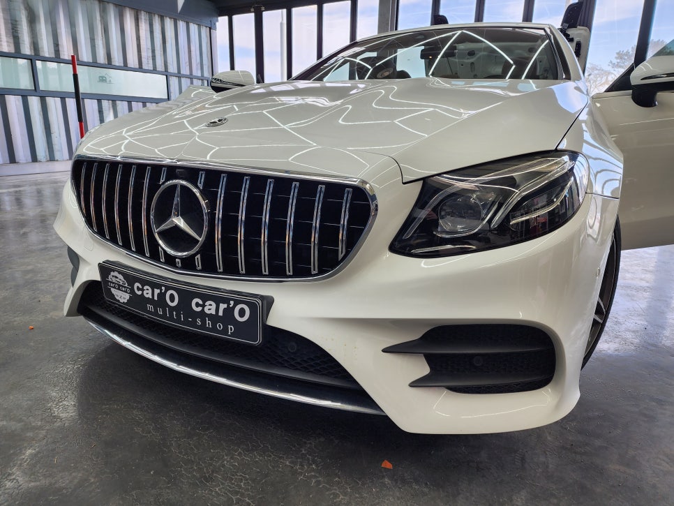벤츠 E220d카브리올레 - 내차를 안전하게 지켜주는 아이나비 QXD8000, 에코파워팩 S12
