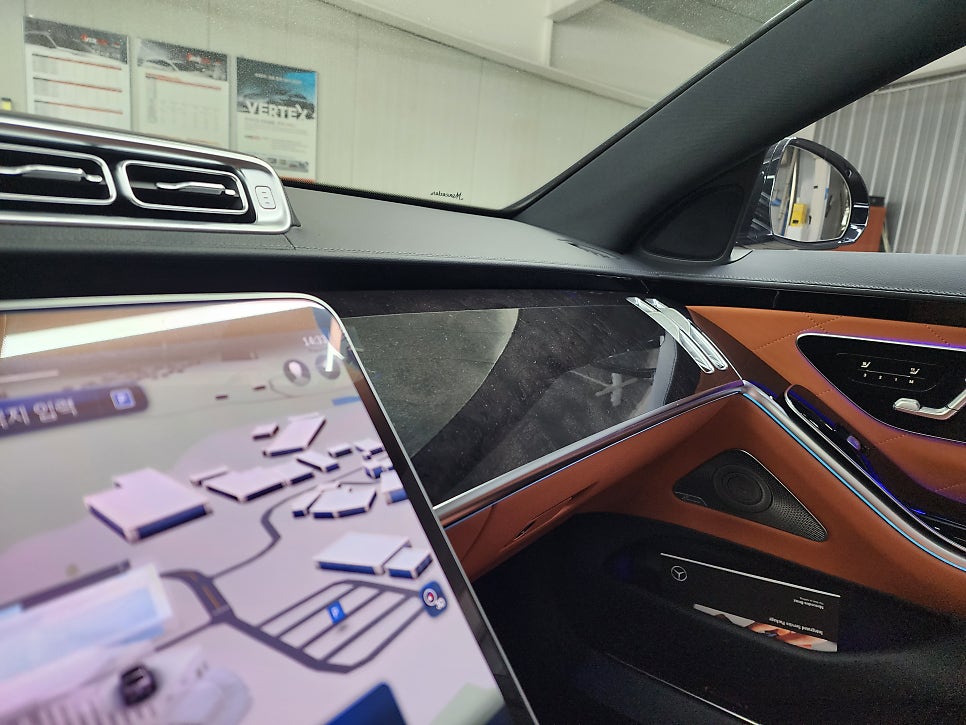 벤츠S500 - 액티브 엠비언트 !! S클래스 실내 인테리어 완성 !!