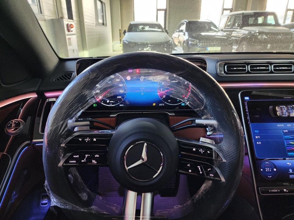벤츠S500 - 액티브 엠비언트 !! S클래스 실내 인테리어 완성 !!
