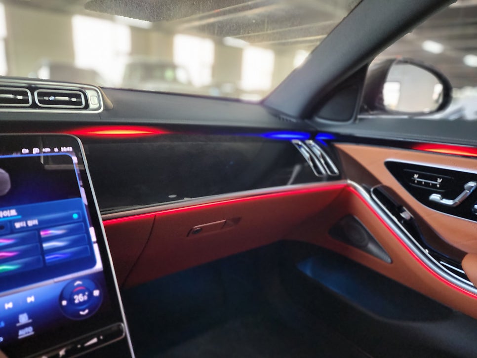 벤츠S500 - 액티브 엠비언트 !! S클래스 실내 인테리어 완성 !!