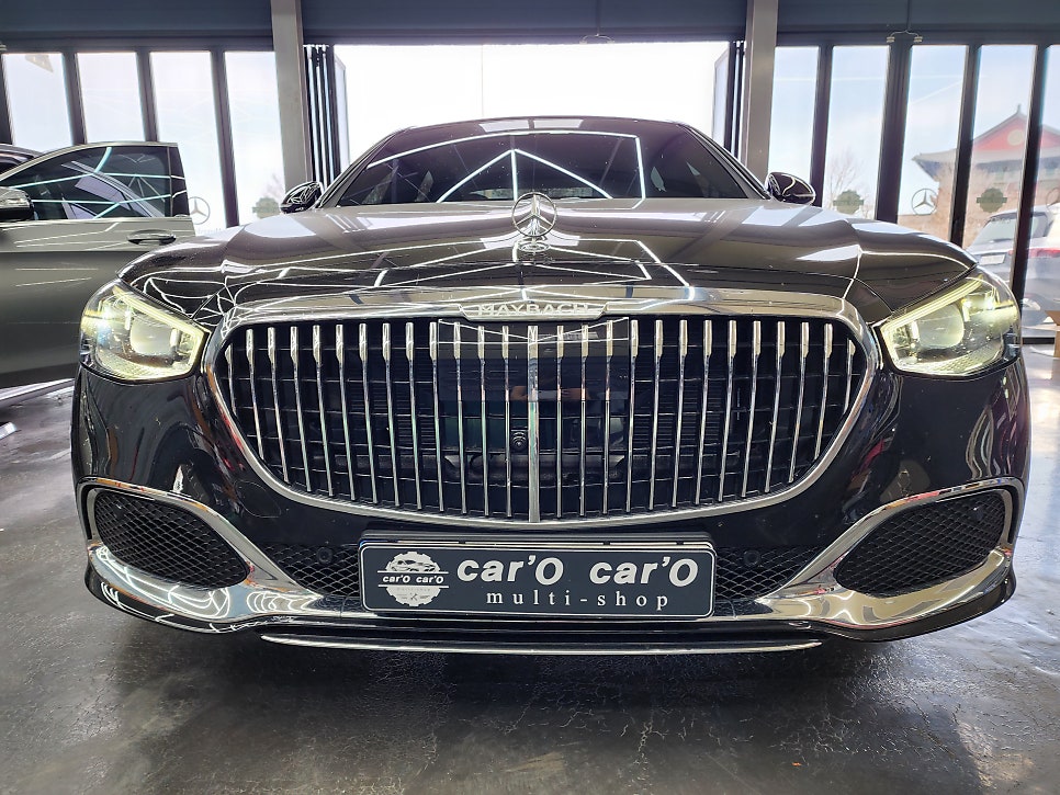 벤츠 S580 마이바흐 - 크롬 하단 몰딩 / 4D 부메스터 시공