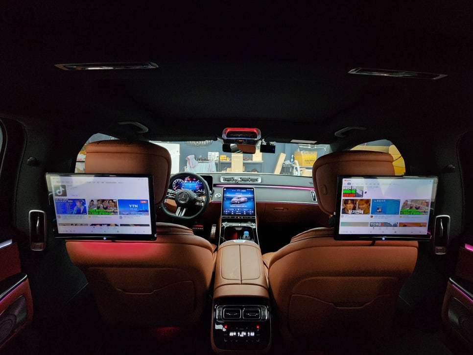 벤츠 S400d - 에어발란스 & 이오나이저 패키지, 카컴x10 - 리어모니터, 순정 4D 부메스터