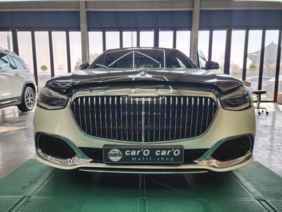 벤츠 S580 마이바흐 - S680 하단 크롬 몰딩으로 업그레이드!!