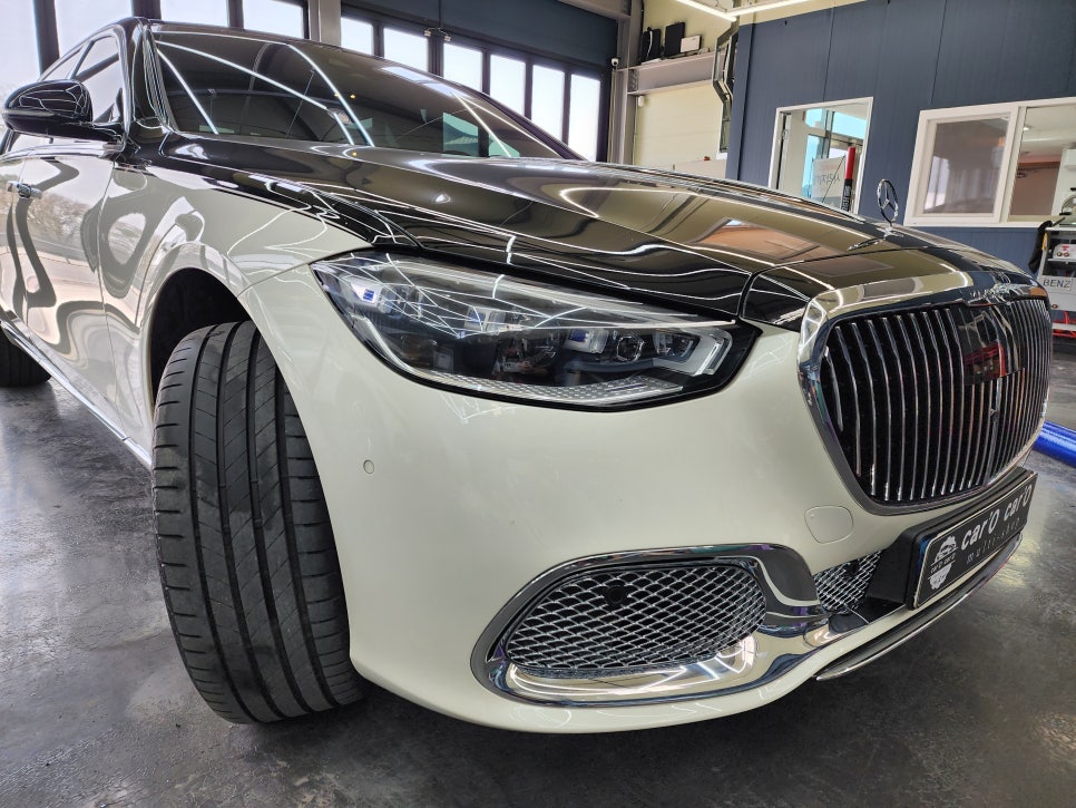 벤츠 S580 마이바흐 - S680 하단 크롬 몰딩으로 업그레이드!!