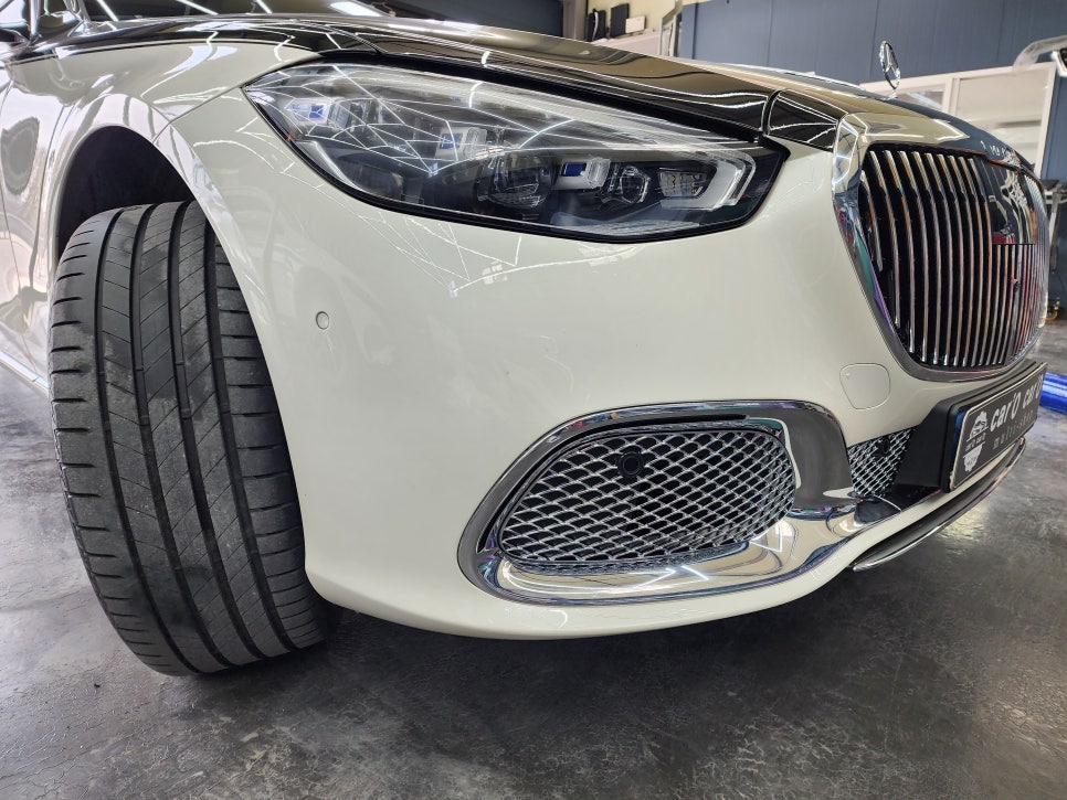 벤츠 S580 마이바흐 - S680 하단 크롬 몰딩으로 업그레이드!!