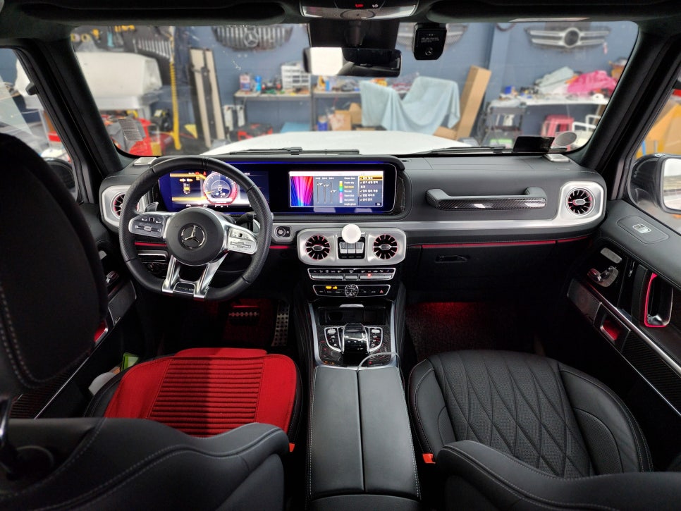 벤츠 G63amg - 송풍구 엠비언트 "지바겐도 참을 수 없는 송풍구 엠비언트 !! "