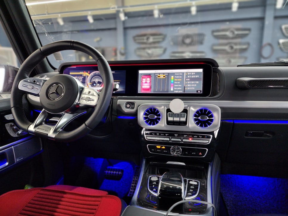 벤츠 G63amg - 송풍구 엠비언트 "지바겐도 참을 수 없는 송풍구 엠비언트 !! "