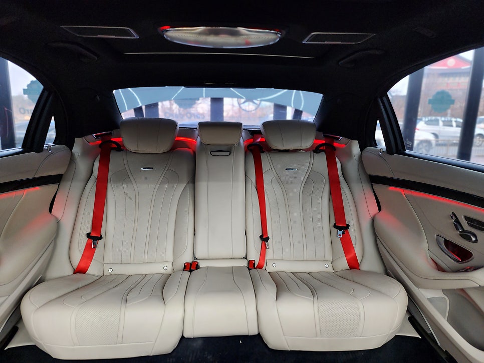 벤츠S63amg - 실내커스텀 가죽염색 베이지컬러로 변신 " 가죽 교체 없이 시트 꾸미기 !! "
