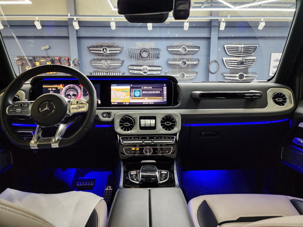 벤츠 G63amg - 송풍구 엠비언트 ( 정품led)