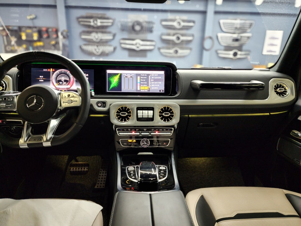 벤츠 G63amg - 송풍구 엠비언트 ( 정품led)