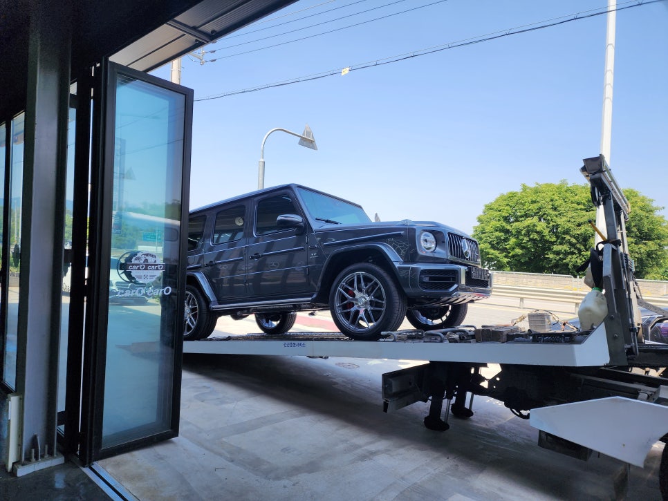 벤츠G63amg - 전동 사이드스텝 시공으로 편리한 벤츠 생활 !!!
