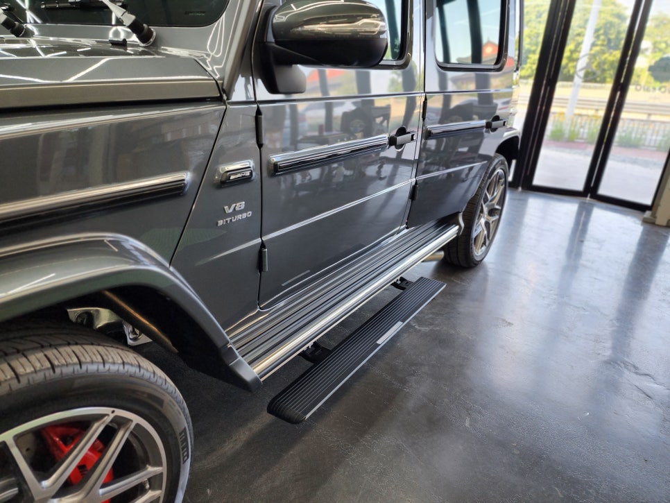 벤츠G63amg - 전동 사이드스텝 시공으로 편리한 벤츠 생활 !!!