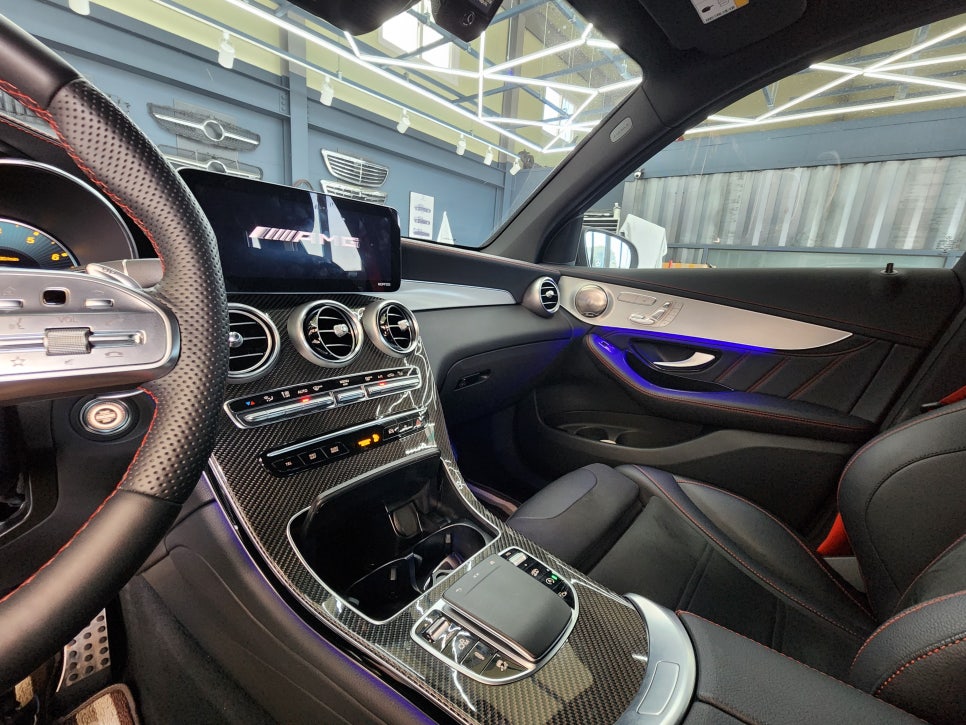 벤츠 Glc43amg - 송풍구, 3d부메스터, 데시보드 엠비언트