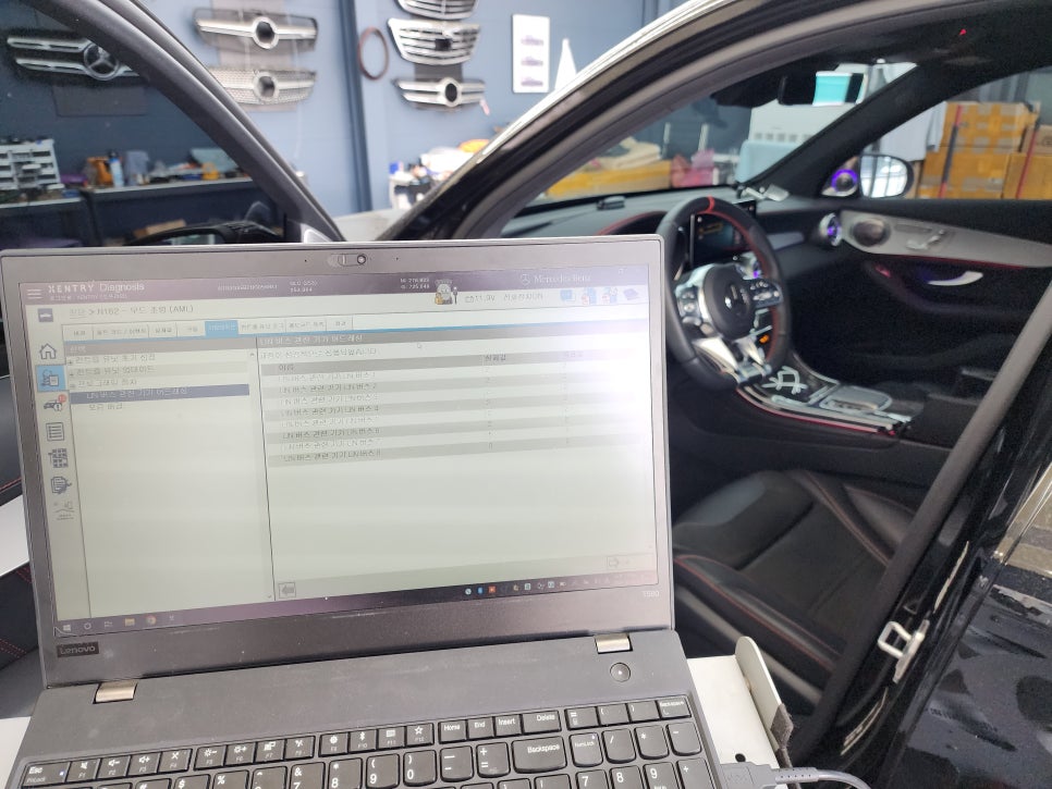 벤츠 Glc43amg - 송풍구, 3d부메스터, 데시보드 엠비언트
