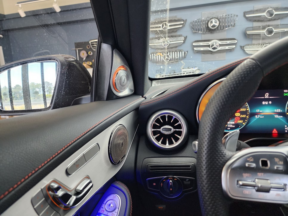 벤츠 Glc43amg - 송풍구, 3d부메스터, 데시보드 엠비언트