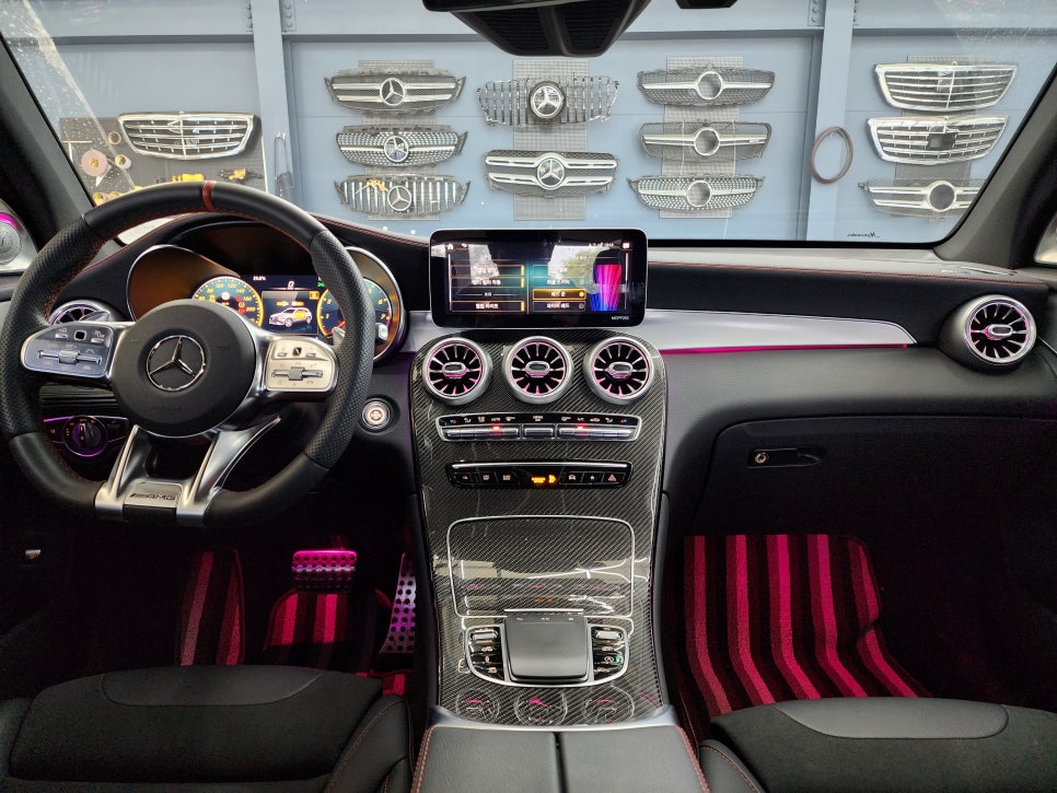 벤츠 Glc43amg - 송풍구, 3d부메스터, 데시보드 엠비언트