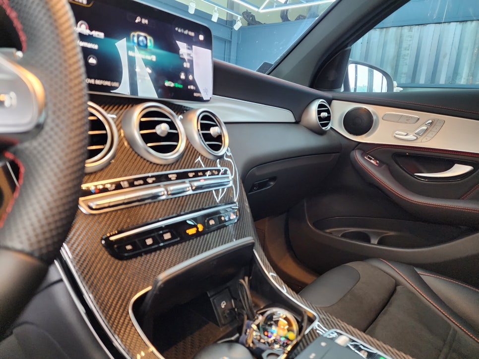 벤츠Glc43amg - 송풍구, 3d부메스터, 데시보드 엠비언트 3종셋트