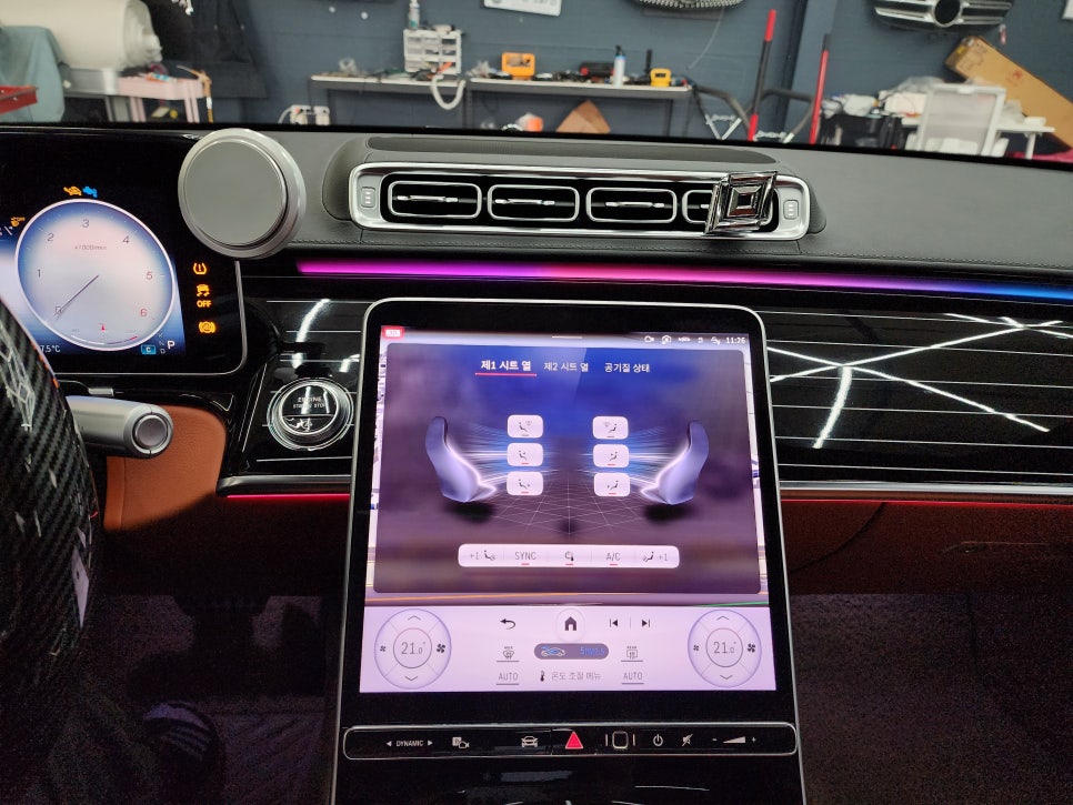광주 벤츠레트로핏 카오카오 ] 벤츠 S400d - 피아노락커트림 " S클래스 실내 인테리어의 최고 강자 "