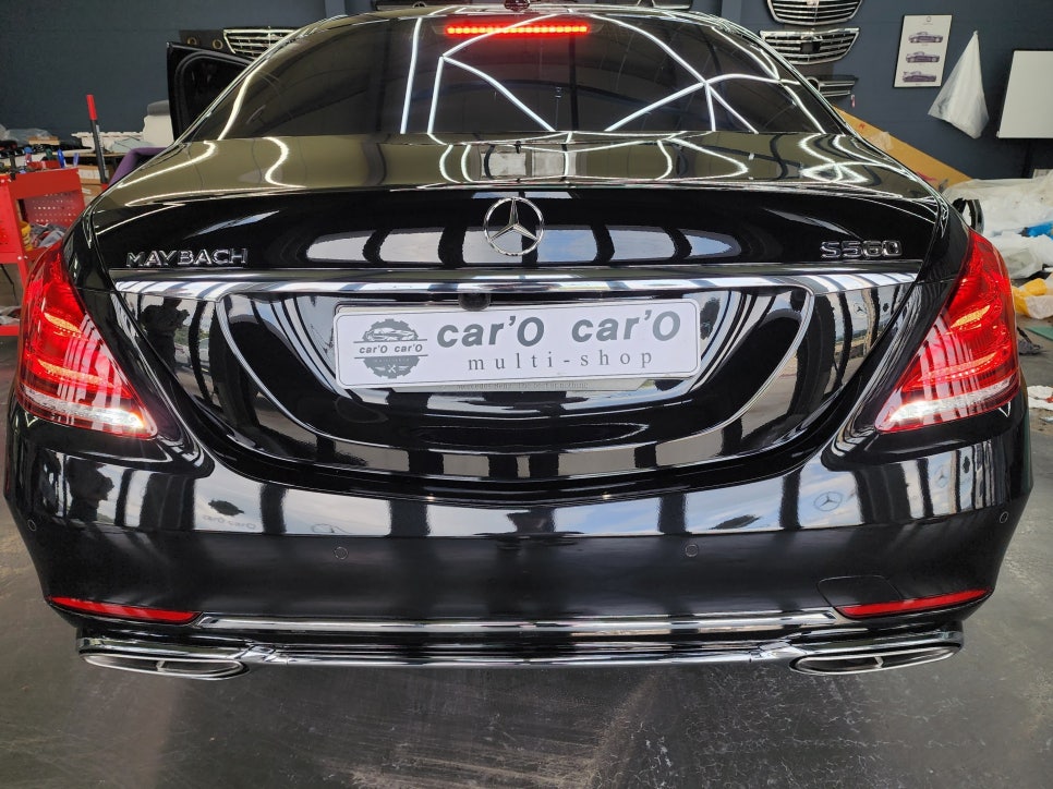 광주 벤츠레트로핏 ] 벤츠S350d - 마이바흐 후기형 바디킷 "벤츠 정품라이트 사용"