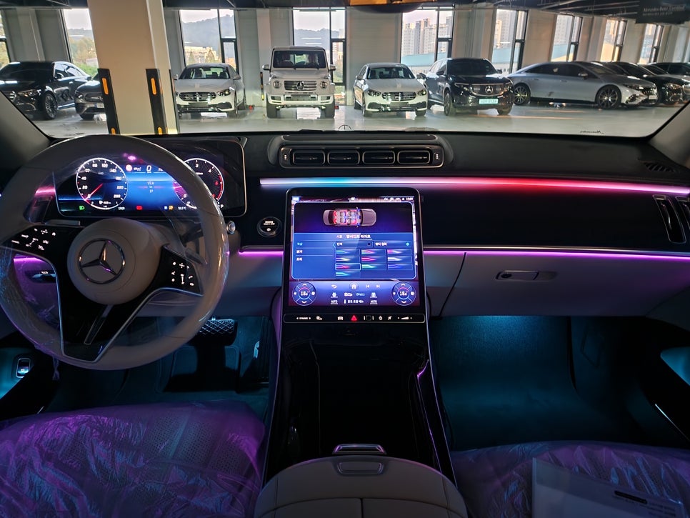광주 벤츠엠비언트 성지 ] 벤츠 S350d - 액티브 엠비언트 " S클래스 인테리어의 꽃이자 정점 !!  "