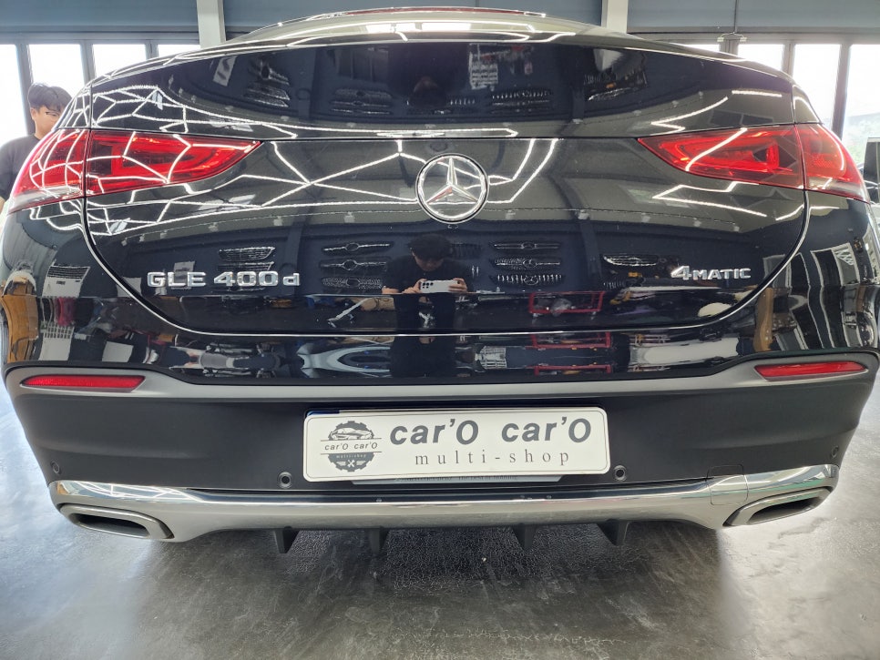 벤츠 Gle400d - 63amg 디퓨저 & 듀얼 머플러 팁