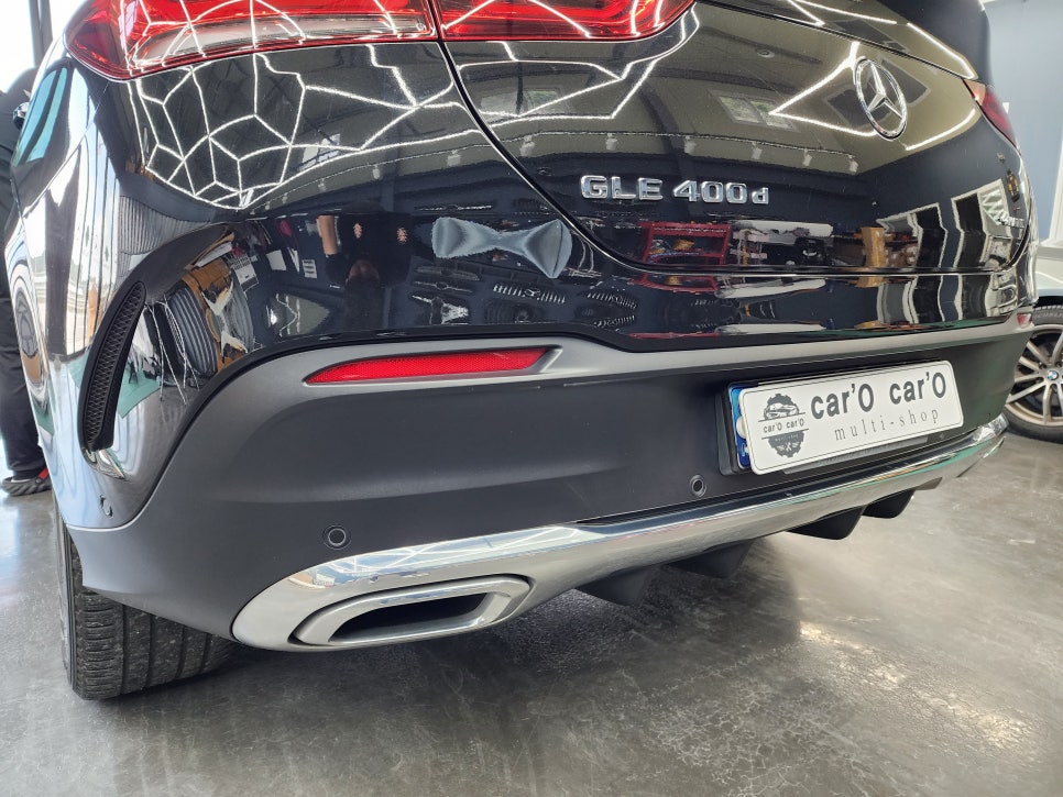 벤츠 Gle400d - 63amg 디퓨저 & 듀얼 머플러 팁