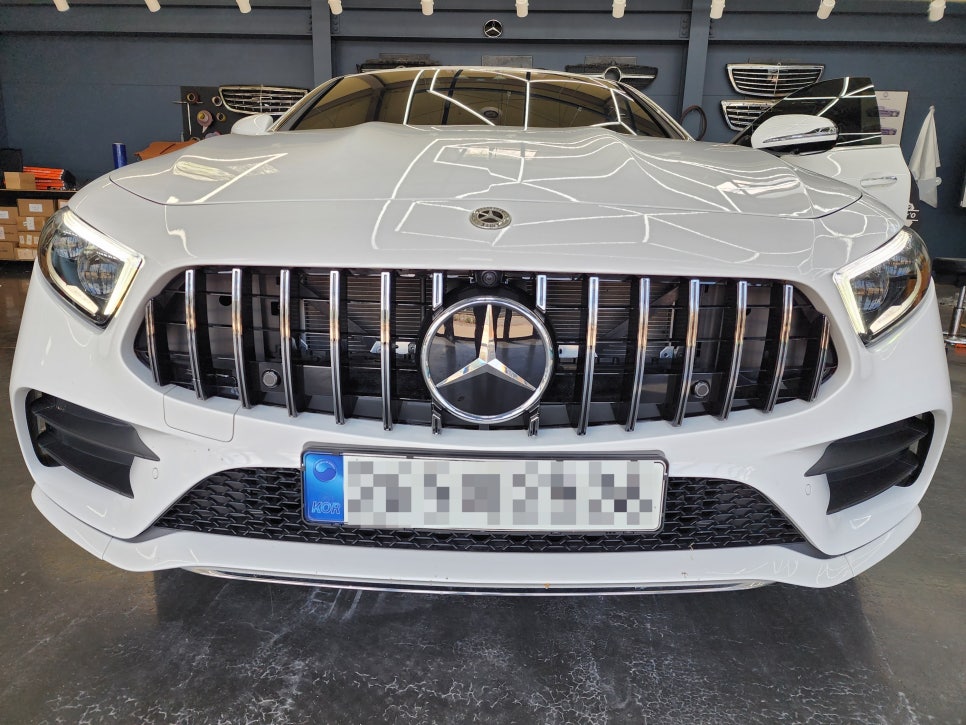 벤츠 Cls450 - 세로그릴 & Cls 53amg 디퓨저