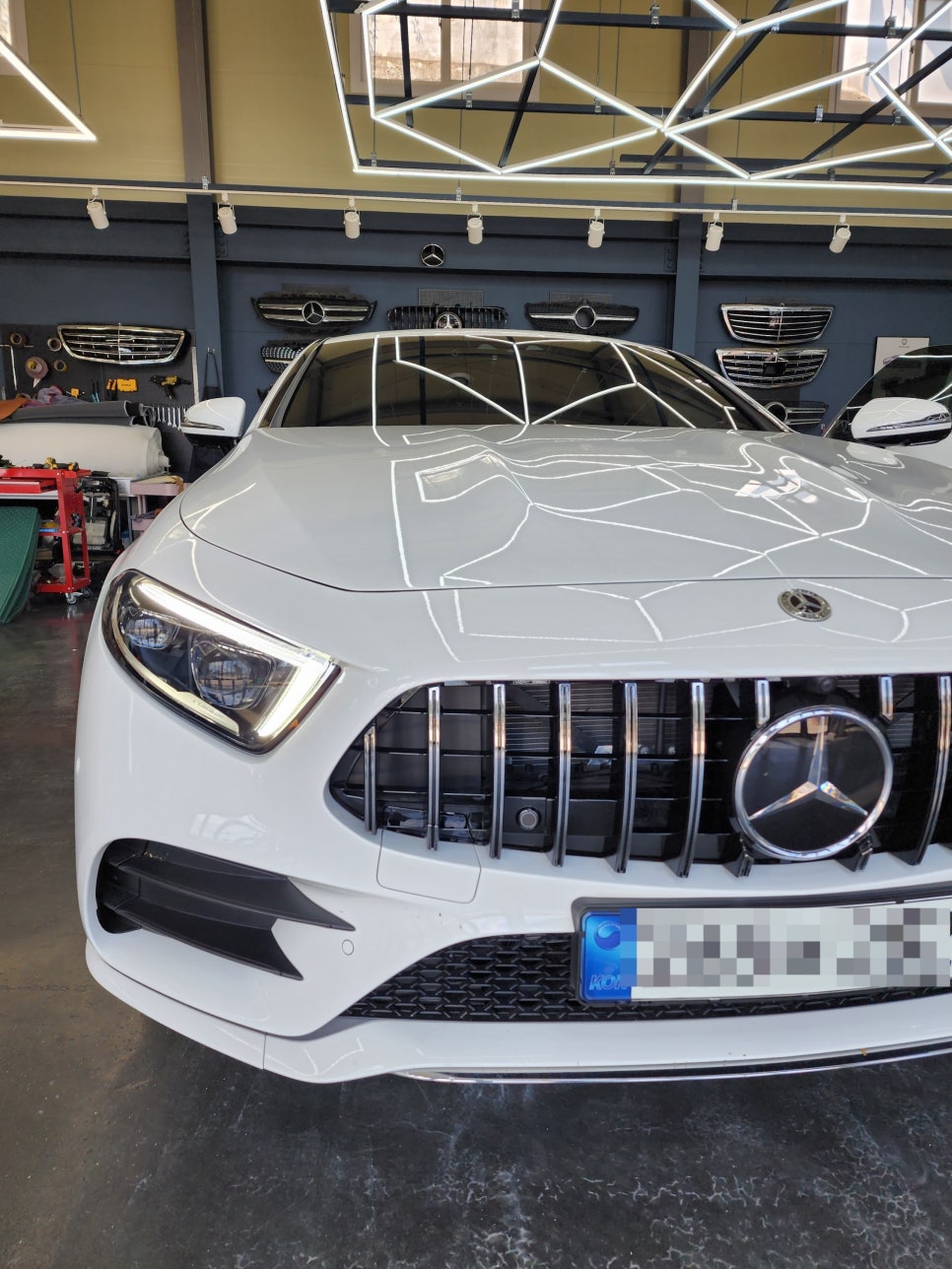 벤츠 Cls450 - 세로그릴 & Cls 53amg 디퓨저