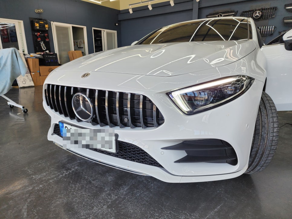 벤츠 Cls450 - 세로그릴 & Cls 53amg 디퓨저