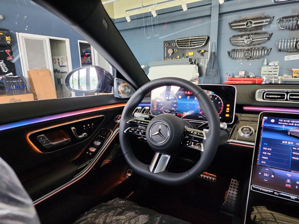광주 벤츠 카오카오 ] 벤츠 S500 - 액티브 엠비언트 & 벤츠정품 4d부메스터