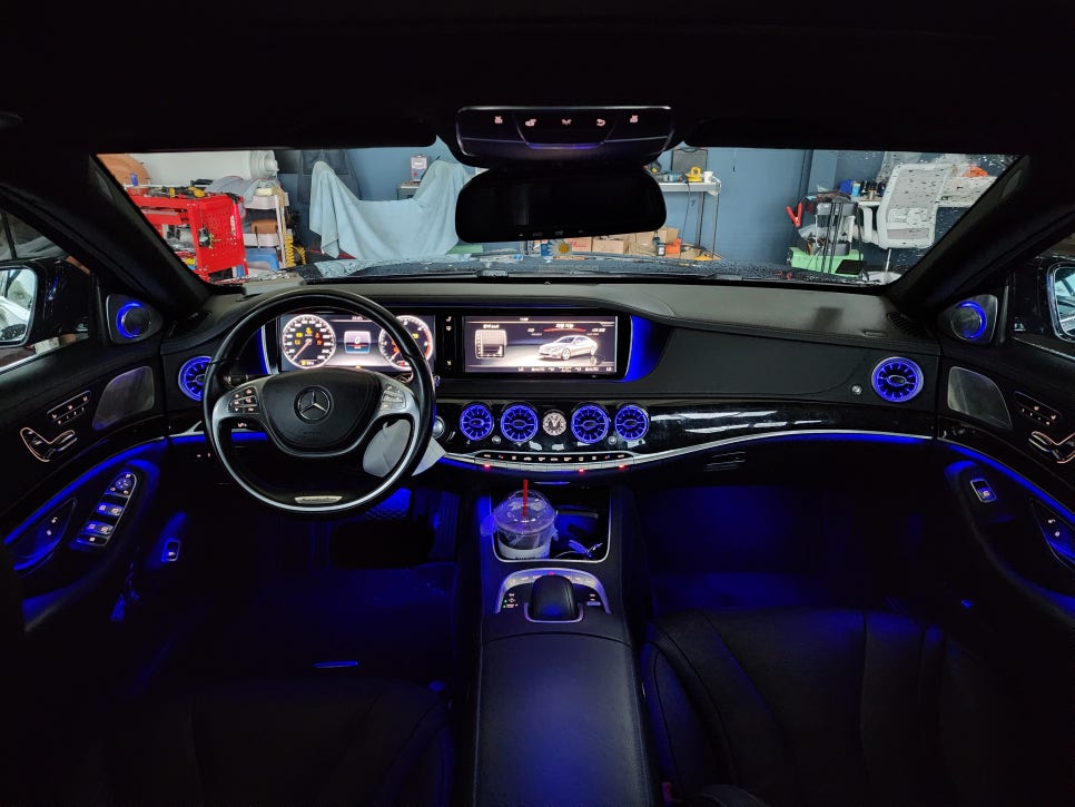 벤츠S350d - 송풍구 엠비언트 & 3d부메스터 set "S클래스에 빠질 수 없죠~ "