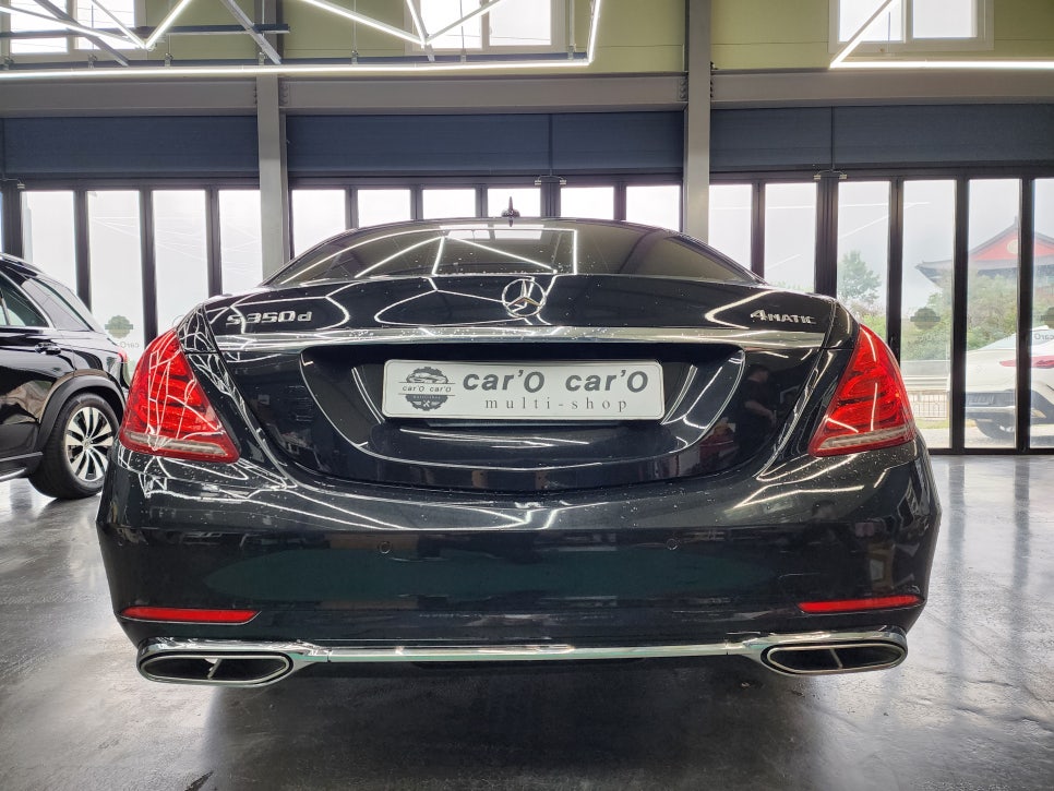 광주 벤츠 레트로핏 ] 벤츠S350d - 마이바흐 디퓨저 & 머플러팁