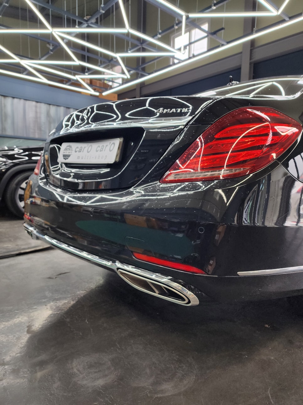 광주 벤츠 레트로핏 ] 벤츠S350d - 마이바흐 디퓨저 & 머플러팁