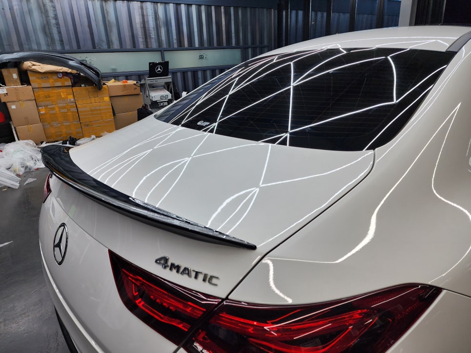 벤츠 Cla250 - 45amg 프론트 범퍼 & 카본 AMG 잠자리핸들 교체