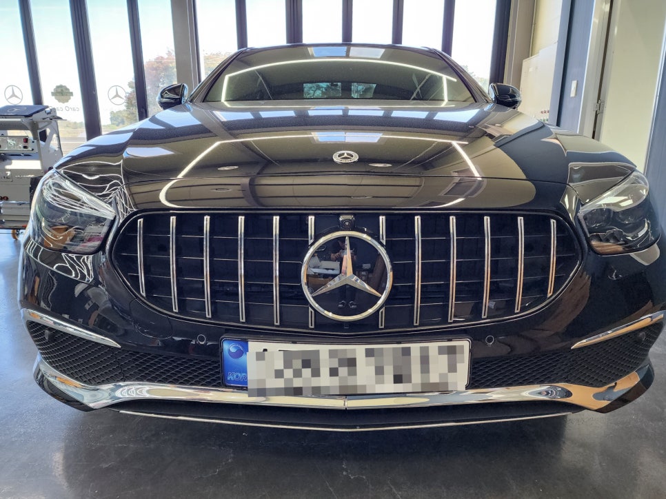 벤츠 E220d 익스클루시브 -> 아방가르드 교체