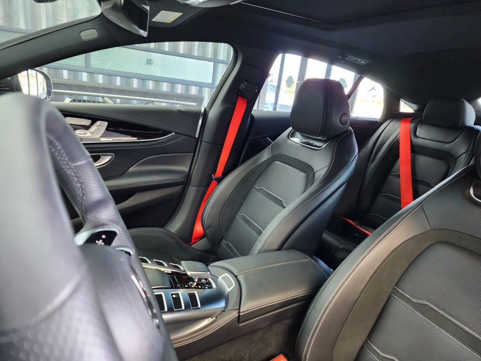 벤츠 gt43amg - 컬러안전벨트 " 레드 컬러 시공으로 시선강탈 !! "
