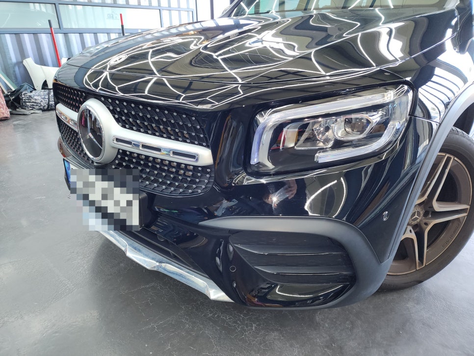 벤츠 glb250 - 세로그릴 " 차량 전면부 이미지 변신 !! "