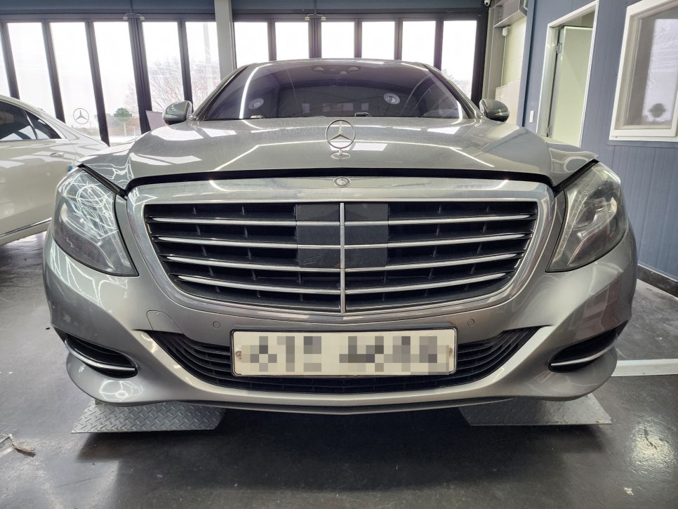 벤츠 S400 - s63amg바디킷 " 새차 뽑았냐구요? 아니요 !! 바디킷 시공했어요~~ "