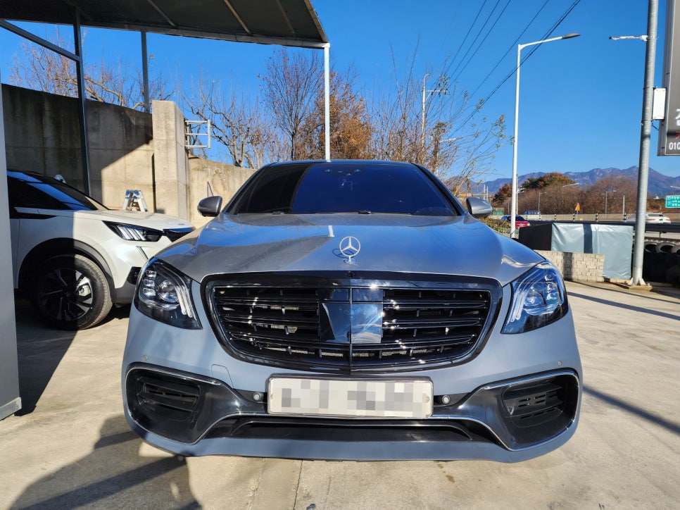 벤츠 S400 - s63amg바디킷 " 새차 뽑았냐구요? 아니요 !! 바디킷 시공했어요~~ "