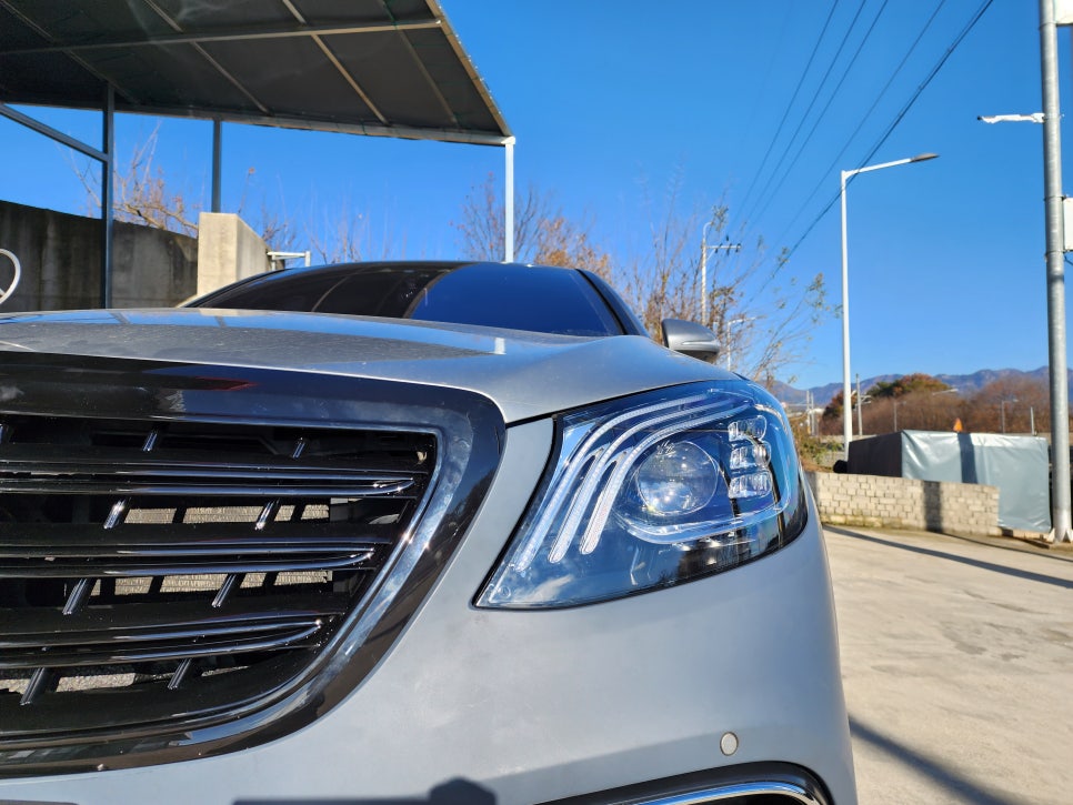 벤츠 S400 - s63amg바디킷 " 새차 뽑았냐구요? 아니요 !! 바디킷 시공했어요~~ "