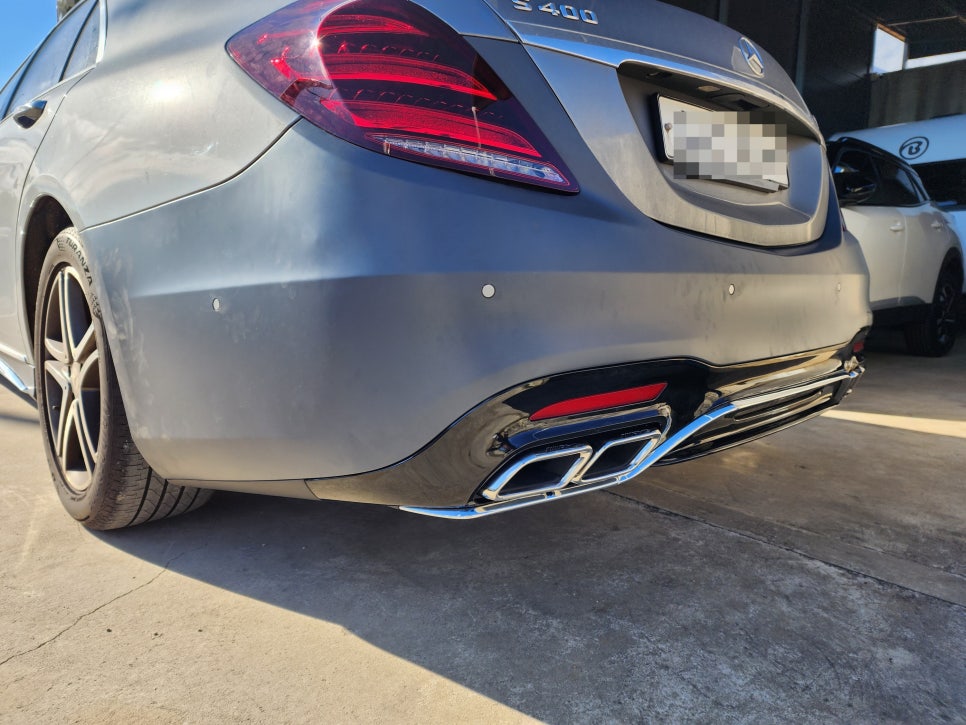 벤츠 S400 - s63amg바디킷 " 새차 뽑았냐구요? 아니요 !! 바디킷 시공했어요~~ "