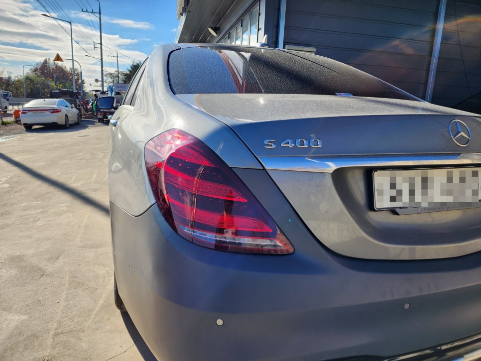 벤츠 S400 - s63amg바디킷 " 새차 뽑았냐구요? 아니요 !! 바디킷 시공했어요~~ "